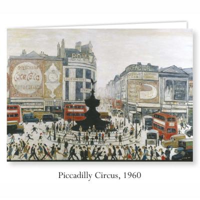 Piccadilly Circus by L S Lowry